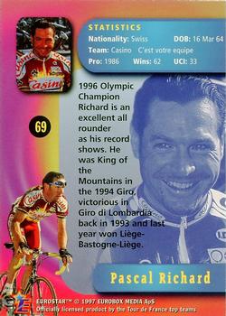 1997 Eurostar Tour de France #69 Pascal Richard Back